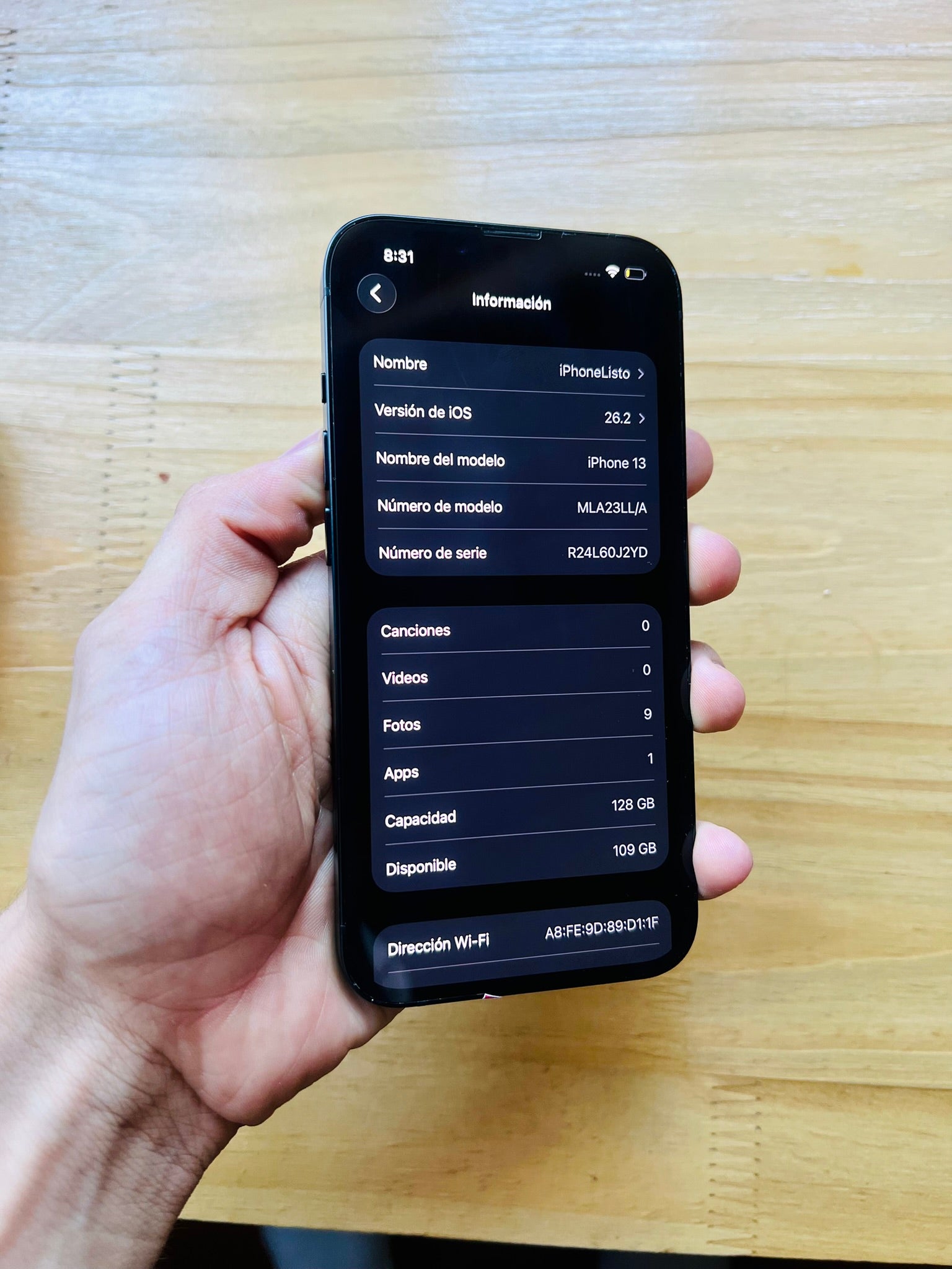 iPhone 13 Azul Medianoche 128GB | Swap Americano al 100% - Libre de Fábrica